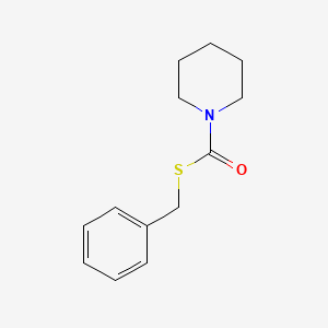 molecular formula C13H17NOS B15082396 S-benzyl piperidine-1-carbothioate CAS No. 51861-50-8