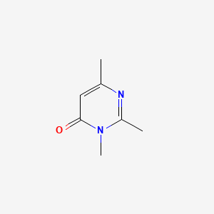 molecular formula C7H10N2O B15082427 4(3H)-Pyrimidinone, 2,3,6-trimethyl- CAS No. 32363-51-2