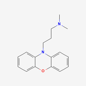 molecular formula C17H20N2O B15082441 N,N-Dimethyl-3-(10H-phenoxazin-10-yl)propan-1-amine CAS No. 23690-11-1