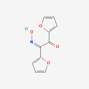molecular formula C10H7NO4 B15082525 1,2-Di(2-furyl)-1,2-ethanedione 1-oxime 