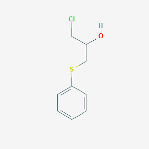 molecular formula C9H11ClOS B15082647 2-Propanol, 1-chloro-3-(phenylthio)- CAS No. 13707-86-3