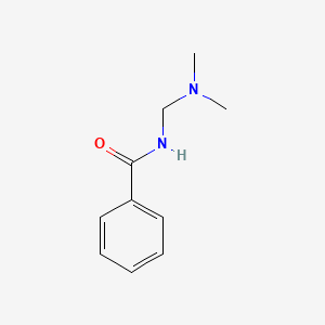 molecular formula C10H14N2O B15082850 N-[(Dimethylamino)methyl]benzamide CAS No. 59917-58-7