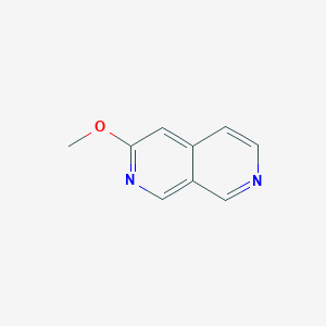 B1508286 3-Methoxy-2,7-naphthyridine CAS No. 893566-84-2