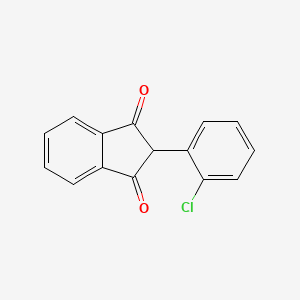molecular formula C15H9ClO2 B15083238 2-(2-Chlorophenyl)-1h-indene-1,3(2h)-dione CAS No. 1470-42-4