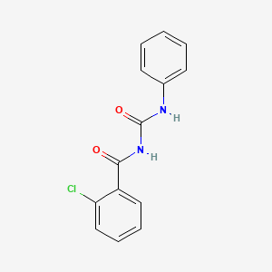 molecular formula C14H11ClN2O2 B15084339 N-(2-Chlorobenzoyl)-N'-phenylurea CAS No. 95460-99-4