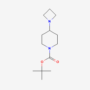 molecular formula C13H24N2O2 B1508476 tert-Butyl 4-(azetidin-1-yl)piperidine-1-carboxylate CAS No. 1093066-82-0