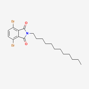 molecular formula C20H27Br2NO2 B1508481 4,7-Dibromo-2-dodecylisoindoline-1,3-dione CAS No. 1159905-88-0