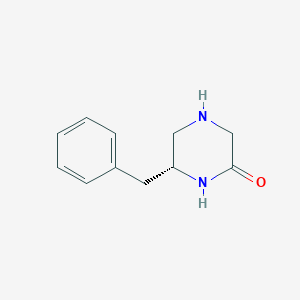 molecular formula C11H14N2O B1508482 (R)-6-Benzylpiperazin-2-one 