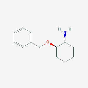 molecular formula C13H19NO B150851 (1R,2R)-2-(Benzyloxy)cyclohexanamine CAS No. 216394-06-8