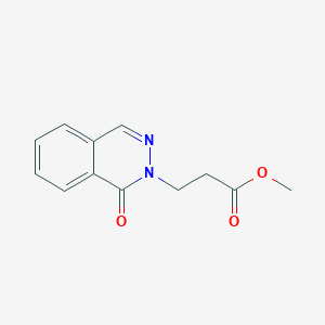 molecular formula C12H12N2O3 B15085122 methyl 3-(1-oxophthalazin-2(1H)-yl)propanoate CAS No. 618441-99-9