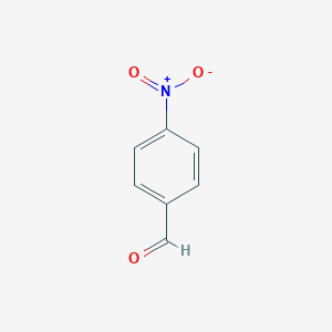 molecular formula C7H5NO3 B150856 4-Nitrobenzaldehyde CAS No. 555-16-8