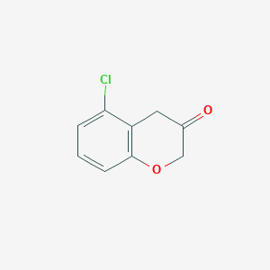 molecular formula C9H7ClO2 B1508562 5-Chlorochroman-3-one CAS No. 1154740-80-3