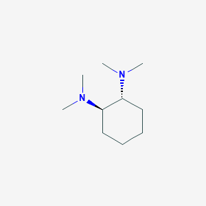 molecular formula C10H22N2 B150858 (1R,2R)-N1,N1,N2,N2-tetramethylcyclohexane-1,2-diamine CAS No. 53152-69-5