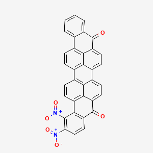 molecular formula C34H14N2O6 B1508586 Dinitroviolanthrene-5,10-dione CAS No. 28780-10-1