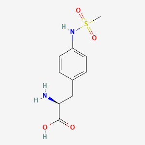 molecular formula C10H14N2O4S B1508649 L-4-[(Methylsulfonyl)amino]phenylalanine CAS No. 266999-21-7