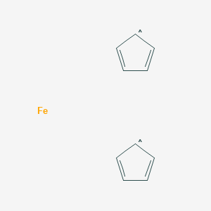 molecular formula C10H10Fe B15086792 1,1′-Bis(phenylphosphino)ferrocene 