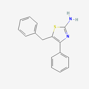 molecular formula C16H14N2S B1508718 5-Benzyl-4-phenylthiazol-2-amine 