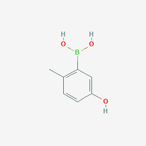 molecular formula C7H9BO3 B1508773 5-Hydroxy-2-methylphenylboronic acid CAS No. 1375216-45-7