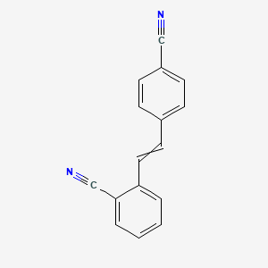 molecular formula C16H10N2 B1508795 4-(2-Cyano-phenylethenyl)benzonitrile CAS No. 61469-71-4
