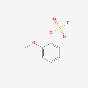 molecular formula C7H7FO4S B15088330 Fluorosulfuric acid, 2-methoxyphenyl ester 