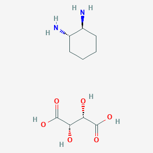 molecular formula C10H20N2O6 B150884 (1S,2S)-(-)-1,2-Diaminocyclohexane D-tartrate CAS No. 67333-70-4