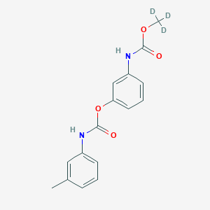 molecular formula C16H16N2O4 B15088470 Phenmedipham-d3 