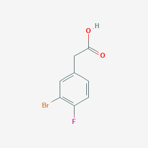 molecular formula C8H6BrFO2 B150886 3-Bromo-4-fluorophenylacetic Acid CAS No. 194019-11-9