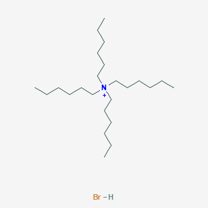molecular formula C24H53BrN+ B15089053 tetrahexylazanium;hydrobromide 
