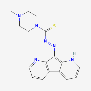 molecular formula C17H18N6S B15089937 COTI-219 CAS No. 1039455-85-0