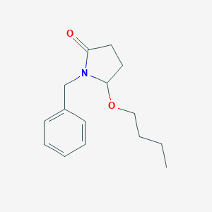 molecular formula C15H21NO2 B150900 1-Benzyl-5-butoxypyrrolidin-2-one CAS No. 136410-30-5
