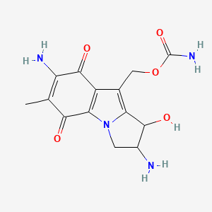molecular formula C14H16N4O5 B15090686 2,7-Diamino-1-hydroxymitosene CAS No. 1096-49-7