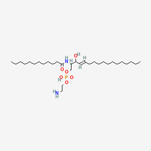 molecular formula C31H63N2O6P B15090731 N-lauroyl-D-erythro-sphingosyl phosphoethanolamine (C17 base) 