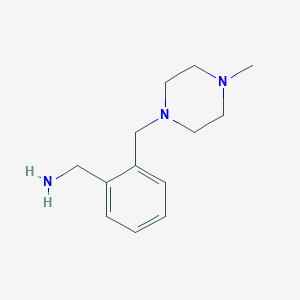 molecular formula C13H21N3 B150911 2-(4-Methylpiperazin-1-ylmethyl)benzylamine CAS No. 879896-50-1