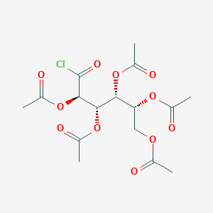 molecular formula C16H21ClO11 B15091370 Penta-O-acetylgluconyl Chloride 