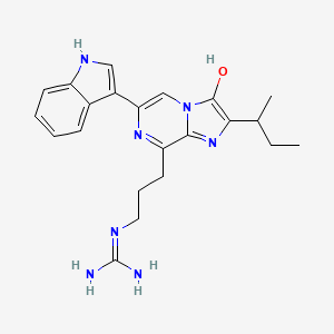 molecular formula C22H27N7O B15091714 Vargulin trifluoroacetate salt CAS No. 7273-34-9