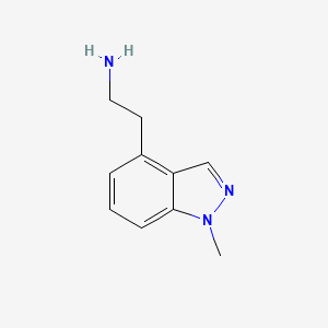molecular formula C10H13N3 B15091876 4-(2-Aminoethyl)-1-methyl-1H-indazole CAS No. 1159511-55-3