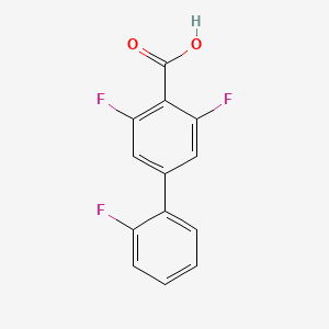 molecular formula C13H7F3O2 B15091941 2',3,5-Trifluorobiphenyl-4-carboxylic acid 