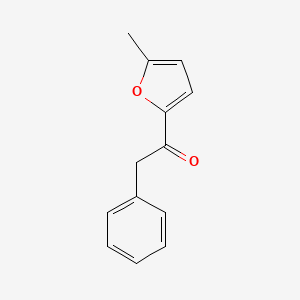 molecular formula C13H12O2 B15092034 Ethanone, 1-(5-methyl-2-furanyl)-2-phenyl- 