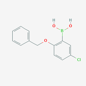 molecular formula C13H12BClO3 B150926 2-Benzyloxy-5-chlorophenylboronic acid CAS No. 612832-83-4
