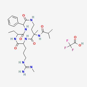 molecular formula C30H45F3N8O7 B15092683 MM-589 Tfa 