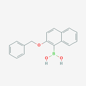 molecular formula C17H15BO3 B150928 2-(Benzyloxy)naphthalen-1-ylboronic acid CAS No. 219834-96-5