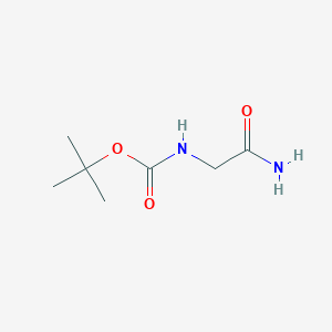 molecular formula C7H14N2O3 B150929 tert-Butyl (2-amino-2-oxoethyl)carbamate CAS No. 35150-09-5