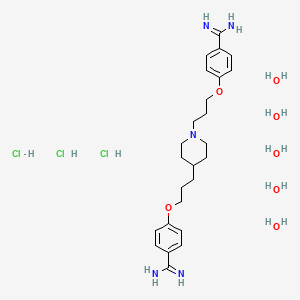 molecular formula C25H48Cl3N5O7 B1509299 T-2307 CAS No. 873546-38-4