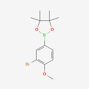 2-(3-Bromo-4-methoxyphenyl)-4,4,5,5-tetramethyl-1,3,2-dioxaborolane