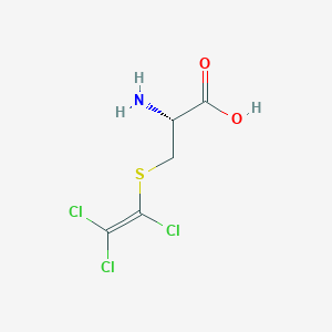 molecular formula C5H6Cl3NO2S B150934 S-(1,2,2-三氯乙烯基)-L-半胱氨酸 CAS No. 98025-31-1