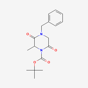 Tert-butyl-4-benzyl-2-methyl-3,6-dione-1-piperazinecarboxylate