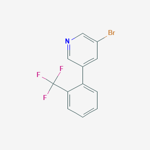 3-Bromo-5-(2-(trifluoromethyl)phenyl)pyridine