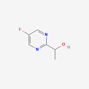 molecular formula C6H7FN2O B1509393 1-(5-Fluoropyrimidin-2-yl)ethanol CAS No. 905587-43-1
