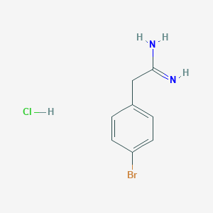 molecular formula C8H10BrClN2 B150945 2-(4-溴苯基)乙酰胺盐酸盐 CAS No. 59104-21-1