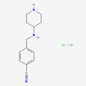 4-((Piperidin-4-ylamino)methyl)benzonitrile hydrochloride
